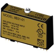 8B31 - Module conditionnement de signal d'entrée tension, bande passante 3 Hz