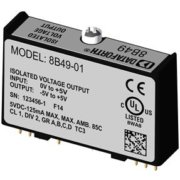 8B49 - Module conditionnement sortie tension, bande passante 100Hz